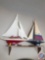 (2) Model Sale Boats Measuring 26