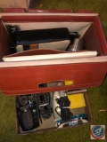 EZ View Slide Sorter, Nikkonos Close Up Lens Unit in Nikkonos Carrying Case, Projector Reels in