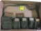 Military 30 Cal. Carbine M1 Ammo Bag Stamped Sept. 1953 and (10) 10 Round Clips Including Ammo (100