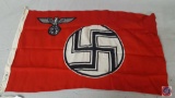 German WWII Government State Service Swastika Flag. Measures 34 1/2