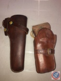 (2) Hunter Leather Holster One is Marked: 1100R 42