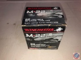 40 Grain 1255 FPS Winchester Black Copper Plated Round Nose M22 Ammo [[PARTIAL BOX]]