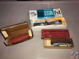 Lobo Pistol Scope 1 1/2 X, (2) The Hawkins Recoil Pad in Original Boxes