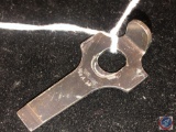 German WWII Luger PO 8 Parabellum Pistol Take Down / Loading Tool. Measures 15/16? wide by 1 15/16?