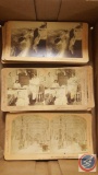 Assorted Stereo Viewer Cards Such As Don't You Dare Tell Father I, Interior of St. Peter's Rome,