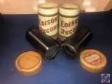 Edison Cylinder Record Titled Comic Song, I'm Afraid To Com Home In The Dark No. 9780 in Edison