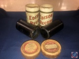 Edison Cylinder Record Titled Duet, Why Don't You Try No. 9299 in Edison Record Canister