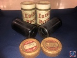Edison Cylinder Record Titled Baritone, Never No. 8930 in Original Edison Record Canister No. 8930