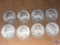 (1) 1963 Philadelphia Mint Washington Quarter and (7) 1963 Denver Mint Washington Quarters