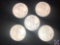 (1) 1943 Denver Mint Walking Liberty Half Dollar Coin (2) 1942 Philadelphia Mint Walking Liberty