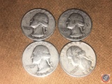 (1) 1946 Philadelphia Mint Washington Quarter and (3) 1946 Denver Mint Washington Quarters