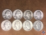 (8) 1946 Philadelphia Mint Washington Quarters
