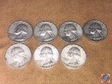 (2) 1959 Philadelphia Mint Washington Quarters and (5) 1959 Denver Mint Washington Quarters