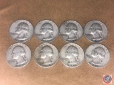 (2) 1956 Philadelphia Mint Washington Quarters and (6) 1956 Denver Mint Washington Quarters