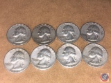 (3) 1957 Philadelphia Mint Washington Quarter and (5) 1957 Denver Mint Washington Quarters