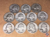 (1) 1950 Washington San Francisco Mint Quarter, (1) 1959 Washington Philadelphia Mint Quarter, (5)