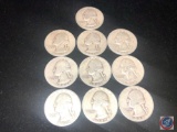 (2) 1942 San Francisco Mint Washington Quarters and (8) 1942 Philadelphia Mint Washington Quarters
