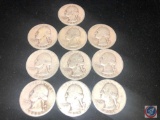 (1) 1942 Denver Mint Washington Quarter, (2) 1942 San Francisco Mint Washington Quarters, (1) 1944
