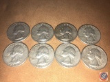 (3) 1963 Philadelphia Mint Washington Quarters and (5) 1963 Denver Mint Washington Quarters