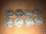 (2) 1963 Philadelphia Mint Washington Quarters and (6) 1963 Denver Mint Washington Quarters
