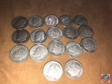 (5) 1956 Philadelphia Mint Roosevelt Dimes and (12) 1956 Denver Mint Roosevelt Dimes
