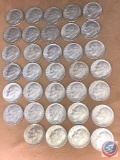 (34) 1964 Roosevelt Dimes (5) Philadelphia Mint and (29) Denver Mint