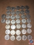 (34) 1964 Roosevelt Dimes (28 are Denver Mint, 7 are Philadelphia Mint)