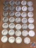 (29) 1964 Denver Mint Roosevelt Dimes, (5) Philadelphia Mint Roosevelt Dimes