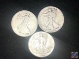 Dateless Walking Liberty Half Dollar, 1937 Philadelphia Mint Walking Liberty Half Dollar and 1941