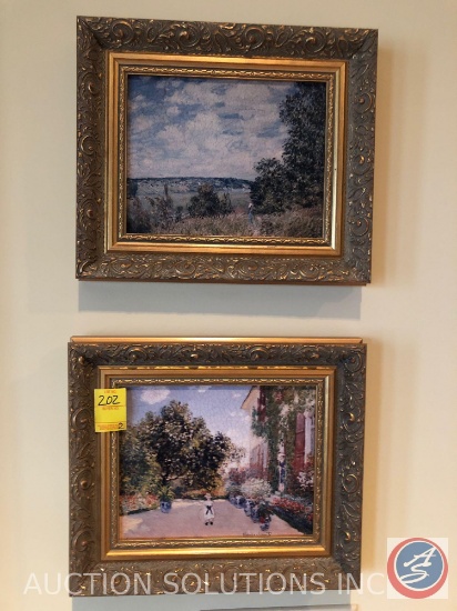 (2) Framed Paintings By Claude Smith