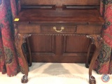Henredon Side Table with Drawer Measuring 34 1/2