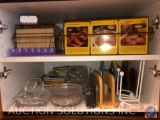 Collection of My Great Recipes Recipe Cards, (2) Daily Pill Boxes, Assorted Napkin Holders, Dine by
