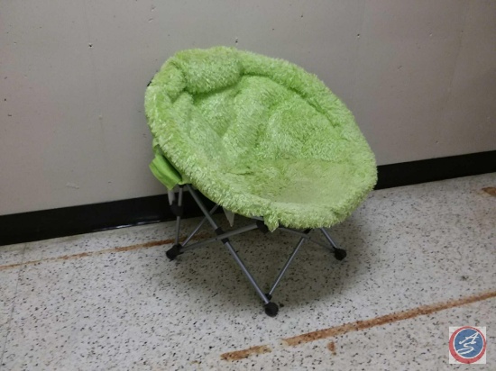 Folding Saucer Chair w/Cushion