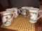 (1) Fine Bone China Christmas Coffee Mug Marked Made in England, (2) Dunoon Stoneware Christmas