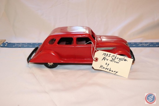 Kingsbury Pressed Steel Replica 1935 Chrysler Airflow Toy Car