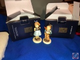 M.I. Hummel Lucky Fellow Figurine Marked 174 and M.I. Hummel Two Hands, One Treat Figurine Marked