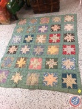 Antique Two Sided Star Quilt