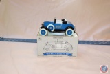 Liberty Classics Die-Cast Metal Replica Ford Model A Roadster Locking Coin Bank with Key Scale 1/25