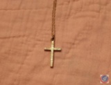 1/20 10K Gold Cross Necklace