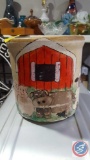 Hand Painted 1 Gallon Crock