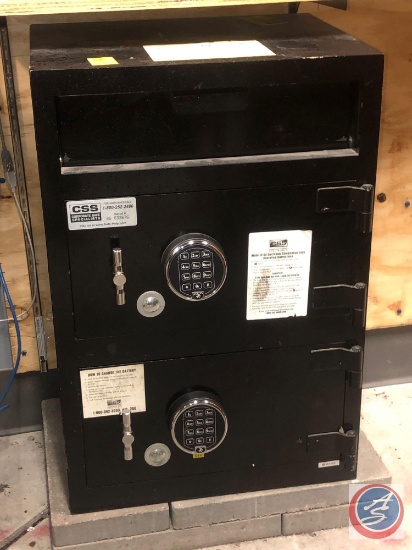 CSS Two Door Combination Locking Safe Model No. 6120 [[COMBINATION INCLUDED]]