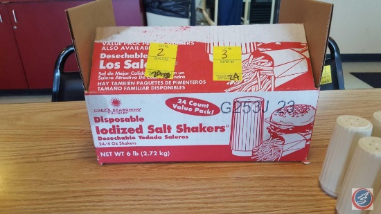 (12) Pepper Shakers and (12) Salt Shakers New in Box
