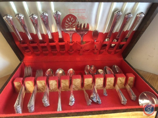 Holmes and Edwards Inlayed Silver-plate Cutlery in Original Box