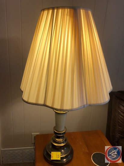 (2) Table Top Lamps with Shades