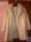 Cownie Women's Cream Colored Fur Coat [[SIZE UNKNOWN, POSSIBLY SMALL/MEDIUM]]