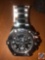 Men's Invicta Chronograph Wrist Watch Silver with Black Accents
