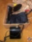 Liz Claiborne Beige Handbag, Black Hard Shell Clutch with Strap [[NO MARKINGS]], Cameco Faux