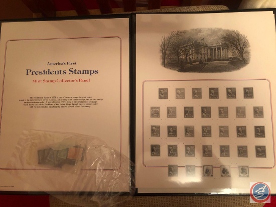 America's First Presidents Stamps Mint Stamp Collector's Panel