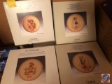 M.I. Hummel Annual Decorative Plates Years 1985, 1988, 1990 and 1991