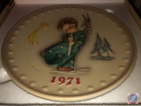 M.I. Hummel Annual Decorative Plates Years 1971, 1975, 1978 and 1979